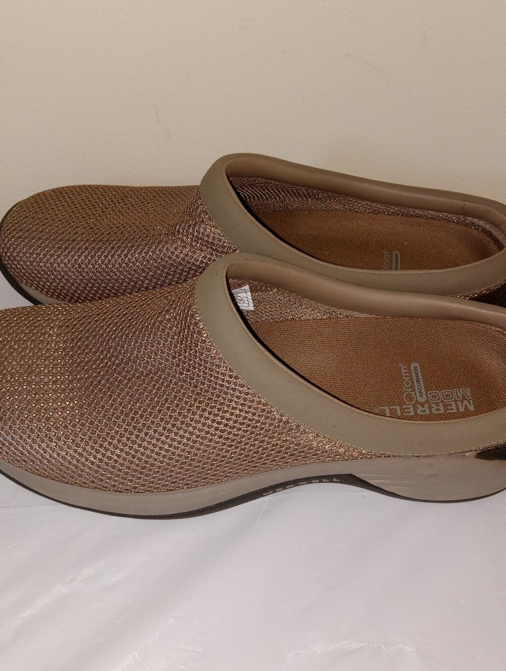 Merrell Tan Ebcore Breeze Mesh Cushioned Mules 10 - Picture 6 of 10